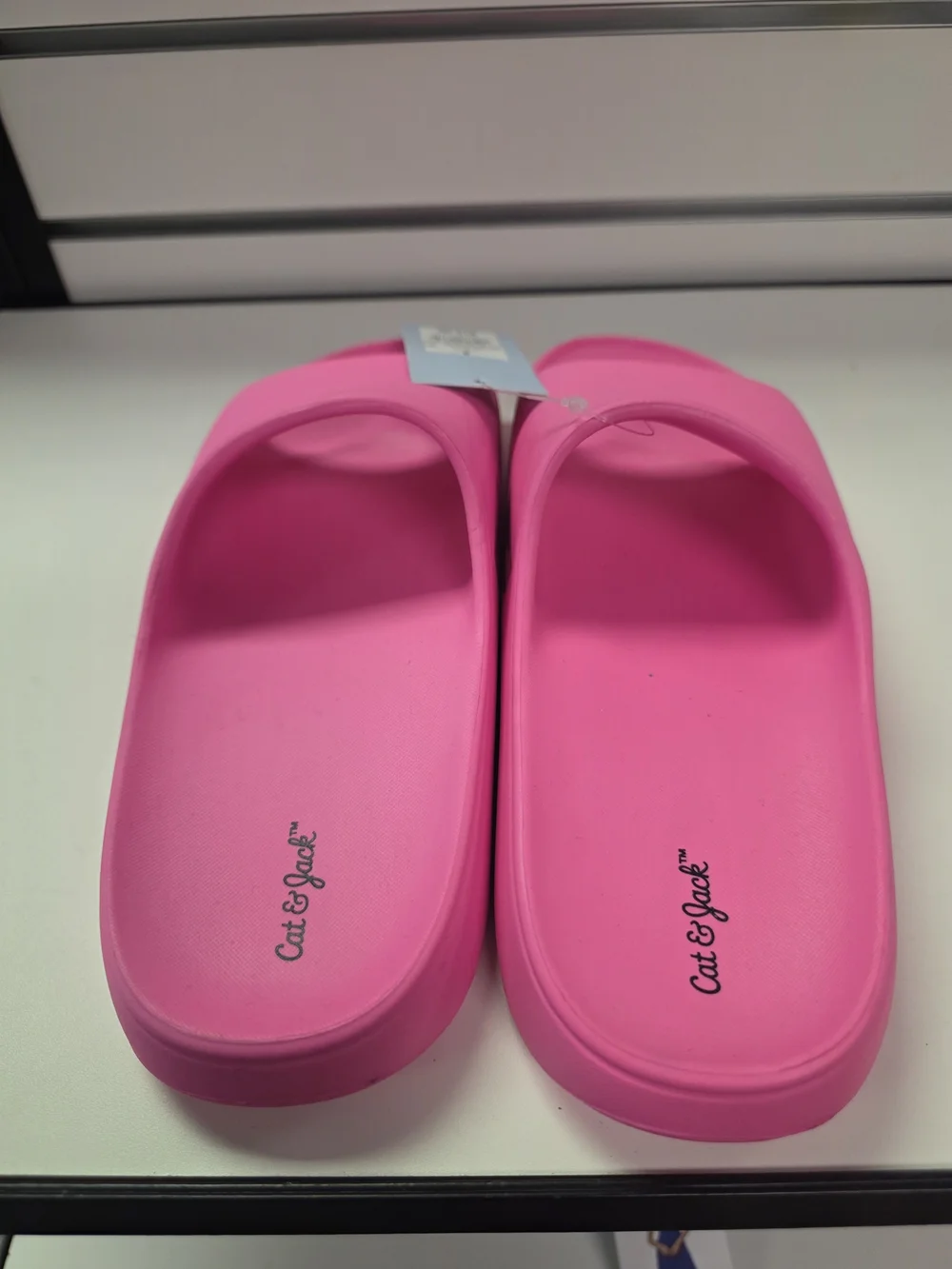 Cat & Jack Bright Pink Slide Sandals